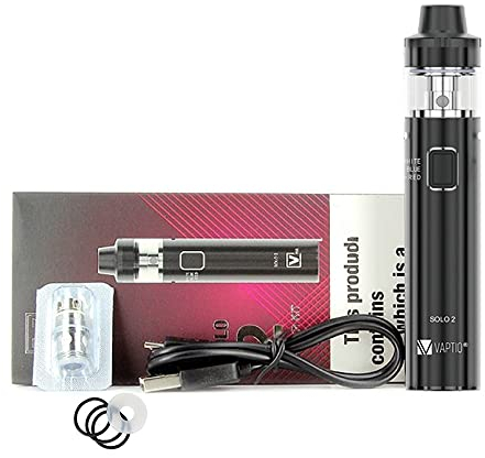 Vaptio Solo 2 Vape Pen Starter-Kit mit 3000mAh Akku 2.0ML/4.0ml Mesh Core Elektronische Zigarette Verdampfer-Kit No E Liquid No Nicotine