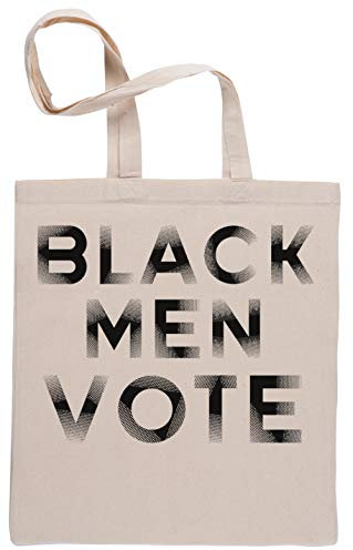 Capzy Black Men Vote Einkaufstasche Beige Shopping Bag Beige