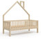 VitaliSpa Hausbett Noemi, Naturholz, 70x140 cm