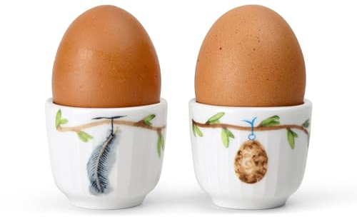 Kähler Hammershøi Spring Lot de 2 coquetiers Ø 5 cm Blanc