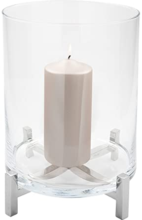 Fink YONO Windlicht,Edelstahl,m.Glas Höhe 35, Ø 23 146158