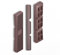 DOJA BARCELONA | Cuñas Acristalamiento 12mm | Cuñas para Cristales Marron | PACK 250 | Cuñas Plastico para Espaciar Objetos | Calzos para Cristales, Calzo de Plastico, Cuñas de Plastico para Vidrio