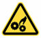 Lot de 15 panneaux adhésifs adhésifs pour avertissement Risque d'accouchement de 4 cm autocollants triangle jaune signalisation dangereuse (4 cm)