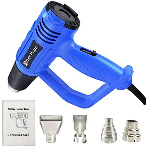 2000W Heat Gun 2 Speed Setting Electric Hot Air Gun Heat Gun Dryer Solder Shrink Paint Stripper Heater for Remove Paint Varnish Crafts Shrink PVC DIY