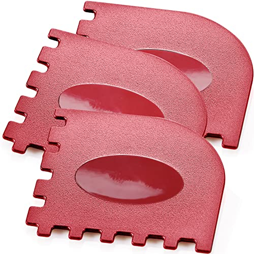 3 Set Plastic Grill Pan Scraper Tool for Griddle Cleaner and Cast Iron Accessories - Kitchen Cleaning Tool Kit