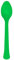Amscan 9915409-208 - Green Eco-Friendly Re-usable Dishwasher Safe Plastic Party Spoons - 24 Pack