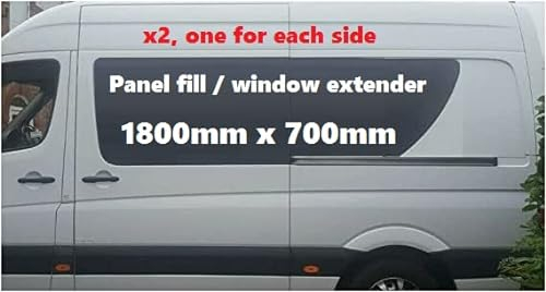 (Nr. 1128) Fensterverlängerungsaufkleber für Wohnmobil, Grafik, Wohnmobil, Aufkleber