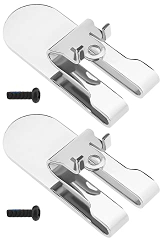 eMagTech 2PCS Belt Hook Clips Compatible with DeWalt 18V Power Tools DCF620B DCF620D2 DCF620D2-AR DCF620D2-B2 DCF620D2-B3 DCF620D2-BR DCF620M2 DCF622B DCF622M2 Type 1