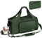 Turnbeutel für Herren und Damen, Sporttasche, Reisetasche, Turnbeutel mit Schuhfach und Nasstasche, faltbar, leicht, für Reisen, Fitnessstudio, Yoga, Oliv/Blatt für mich (Leaf It to Me), Turnbeutel