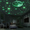 Fyihoxi Leuchtsterne Selbstklebend Wandsticker Leuchtsterne Kinderzimmer Planet Leuchtend Wandaufkleber Wandsticker selbstklebend Leuchtsticker Leuchtstoff Aufkleber für Baby,Kinder oder Schlafzimmer