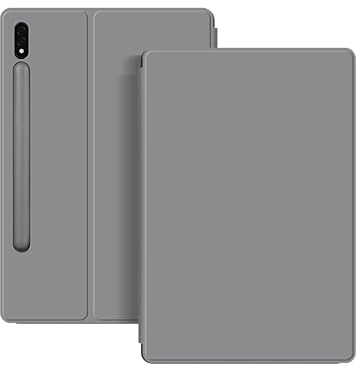SOENS Magnetische Hülle geeignet for Samsung Galaxy Tab S8 Plus S7 FE 11 12,4 X800 X806 X700 X706 T730 T736 T870 T970 T975 Smart Cover (Color : Gray, Size : for Tab S7 11 inch)