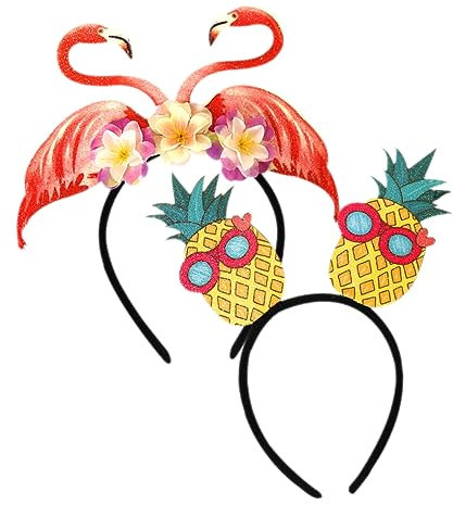 FRCOLOR 2 Stücke Bachelorette Party Stirnbänder Ananas Stirnband Für Luau Party Strangelove Festival Haarband Set