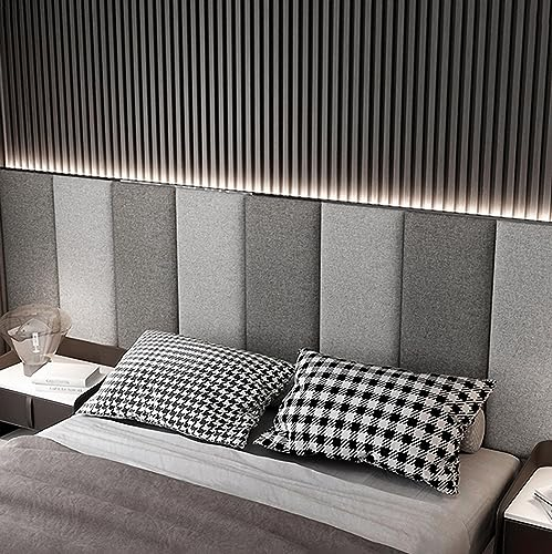 NEPHRA 3D Bett Kopfteil Wandpolster, Wandkissen Als Kopfteil für Bett, Wandpaneele Gepolstert, Wandpaneele Selbstklebend für Schlafzimmer, Kinderzimmer, Büro, Diele (Farbe : E, Größe : 200cm)