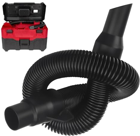 ZHIXING 14-37-0175 Schlauchmontage für Milwaukee 0960-20 M12 Staubsauger, Black, Gummi, HARDWARE_TUBING, Zubehör, Physisches Produkt, Dehnbar, Verschleißfest, Langlebig
