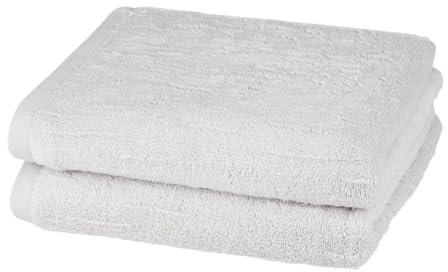 Ross Premium Uni Handtücher Boucle Silber, Handtuch 50x100 cm