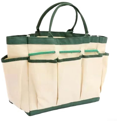 Garten-Werkzeugtasche, Gartenkniesitz, Seitentaschen, Oxford-Kniesitztasche, mehrere Taschen, Aufbewahrung für Schaufel, Rechen, Schere, Kelle, Handschuhe, Organizer, Werkzeuge
