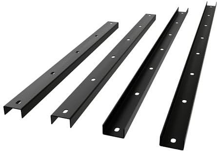 Magnetic Mobel Barre de Bavure en U pour Plateaux de Table, Ferrures, Support, Entretoise Transversale, Profilé de Renfort (50 cm)