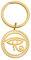 SIPURIS Eye of Horus Schlüsselanhänger für Männer und Frauen, böser Blick-Anhänger, altägyptisches Schutzamulett, Schmuck, Geschenk für Damen und Herren, Gold, Medium