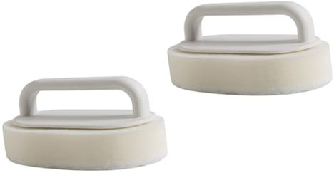 minkissy 2 Juegos Cepillo de Limpieza Cepillo para Limpiar sartenes Cepillo para Limpiar Azulejos esponjas Limpiador de baños Cepillo de Esponja de baño Mano detergente Cuenca