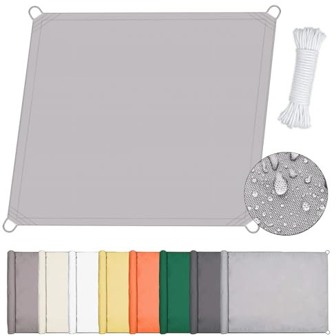 Voile d'ombrage Rectangulaire, Toile Ombrage Imperméable, Voiles D'ombrage pour Patio, Résistant Aux UV,Parasol Deporte,Toile Pergola,Bache, Extérieur Jardin Terrass Balcon