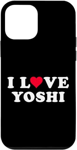 Hülle für iPhone 12 mini I Love Yoshi Passende Freundin & Freund Yoshi Name