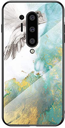 Rfvzubemok Kompatibel mit LG G7 ThinQ 4G Hülle,3 in 1 (PC Glas Rückwand+TPU Silikon) Anti-Sturz Handyhülle Blue