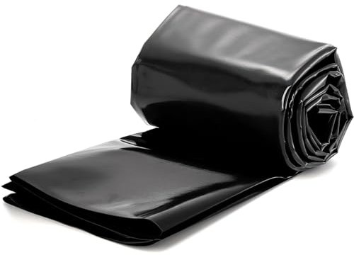 SOYDAN Teichfolie 3,0 X 4,0 M HDPE-Fischteichfolie, Biegsam und Leicht Zu Schneiden, Teichfolie für Gartenlandschaft, Aquakultur, Teich, Baustelle(3.0x4.0m(10x13FT))