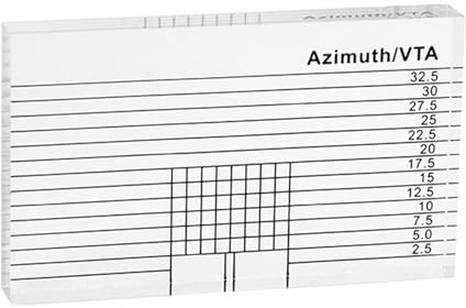 Tonearm Alignment Guide Turntables Cartridges Alignment Azimuthal Ruler Essential Tool For Accurate Calibration