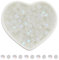 SOFPLATE 1 Caja de 200 Cuentas de Cristal de Piedra Lunar de 6mm Cuentas de Vidrio Transparente Redondas Cuentas de Cristal Transparente de Sirena Cuentas A Granel para Hacer Joyas Collares Pulseras