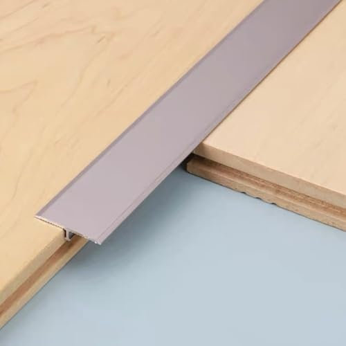 RTVGNSZSJL Auto-adhésive Profilés De Transition, Barre De Seuil Forme De T, Bandes De Transition pour Carrelage/Bois/Stratifié/Tapis, Baguette Recouvrement(Purple Gold)