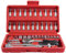 ASelected 46 Pieces 1/4 Inch Drive Socket Set&Tool Sets,CR-V Metric and Imperial Sockets with Quick-Release Ratchet Wrench,Bit Socket Set,Compact Sockets Set for Motor Car Repair with Storage Case