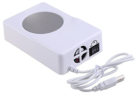 Portable Mug Warmer Cooler Mat Automatic Heating & Cooling Cup Heater Pad for Coffee Milk Tea Hot Chocolate