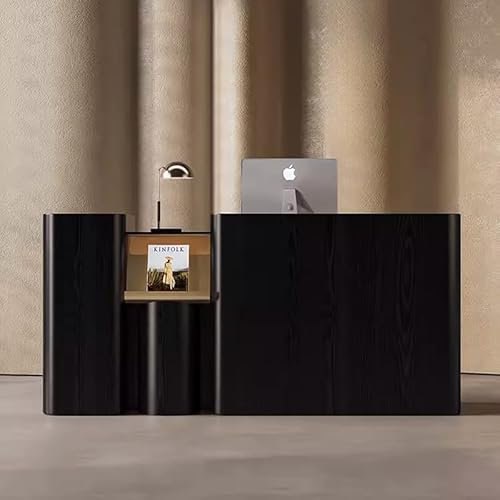 Erato Empfangstisch mit Theke, moderner Empfangstisch für Büro, Lobby, schlankes Design für Hotel, Büro, Einzelhandel (1600 x 600 x 950 mm (L x B x H)