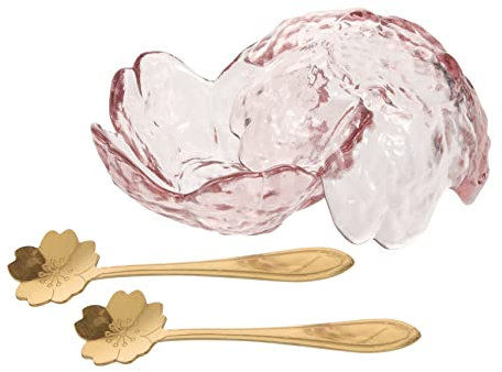 FONDOTIN 2 Ensembles bol d'huile de massage bols à sauce désodorisant café fond Salon mousse cuvette wc cuvettes wc bols en verre pour le visage esthéticienne aux bols faciaux Un verre rose
