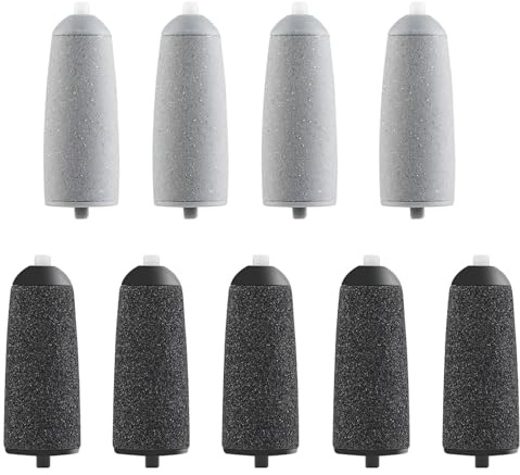 ZABOUL Electric Foot File Replacement Refill,Pedicure Callus Remover Rollers,5 Extra Coarse & 4 Regular Coarse Heads Compatible with F-Lawless J-ML N-uYou P-EDI