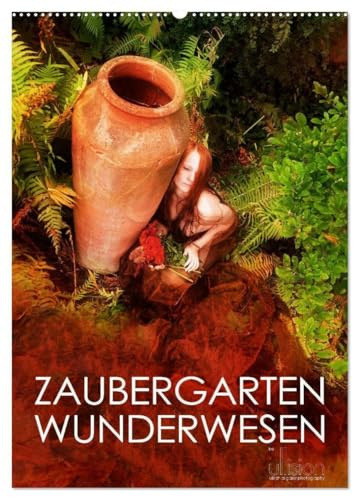 ZAUBERGARTEN WUNDERWESEN (Wandkalender 2026 DIN A2 hoch), CALVENDO Monatskalender: Ein wundervoller Garten, ein Symbol der Symbiose von Mensch und Natur (CALVENDO Erotik)