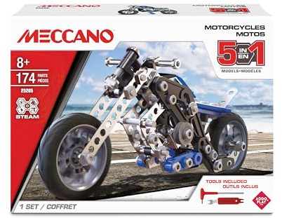 Meccano - Lote de 5 modelos diferentes - Motocicletas