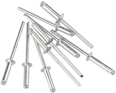 Rivetti ciechi in alluminio M2.4 M3 a strappo a testa svasata piatta lingli(10Pcs,M3.0x12)