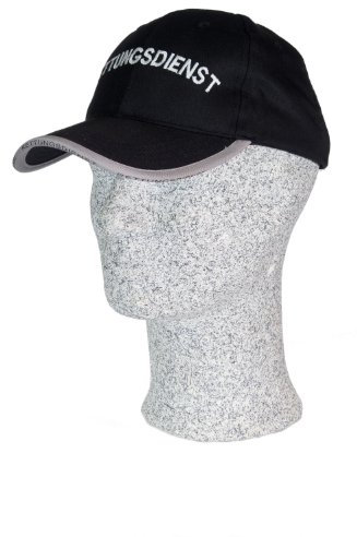 TacFirst Baseballcap Dienst Cap Bestickt (Rettungsdienst schwarz)