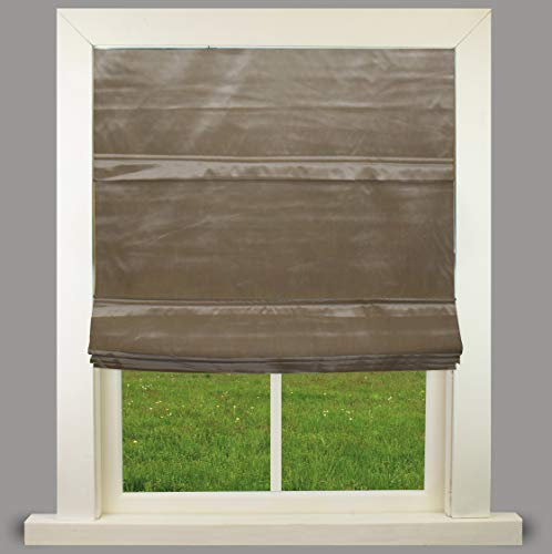 Mocha Pin-Tuck Roman Blind With Fittings (4ft)