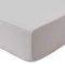 URBANARA Premium Flanell Spann-Bettlaken Montrose 180x200 cm - 100% Baumwolle, Standard 100 by Oeko Tex Zertifiziert, Feinbiber Spannbetttuch, Matratze bis 25 cm Höhe, Hellgrau