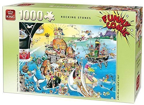 King mit Schiefem Steine Puzzlespiel (1000 Stück) Comic Kollektion
