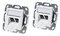 Doppelpack - Telegärtner Datenanschlussdose Cat6A 2-fach 2x RJ45, AMJ45 8/8 UP/50, alpinweiß, J00020A0500 (2er-Set)