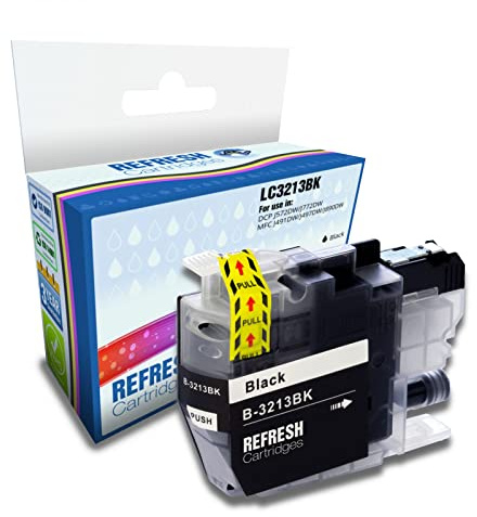 Refresh Cartridges Compatible Ink Cartridge Replacement for Brother LC3213BK (Black)