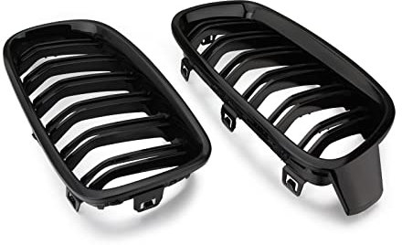 Nieren Doppelsteg Sport Kühlergrill Glanz Für F30 und F31 3er Schwarz -Twilight Garage Auto