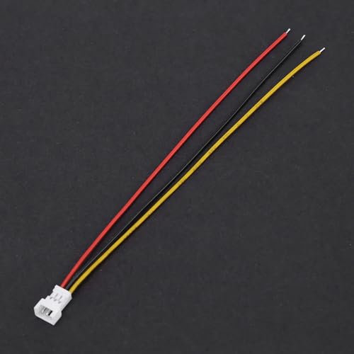 Confezione da 20 connettori JST ad angolo, connettore maschio femmina a 3 pin / 3 pin 1,25 mm con cavi(3pin)
