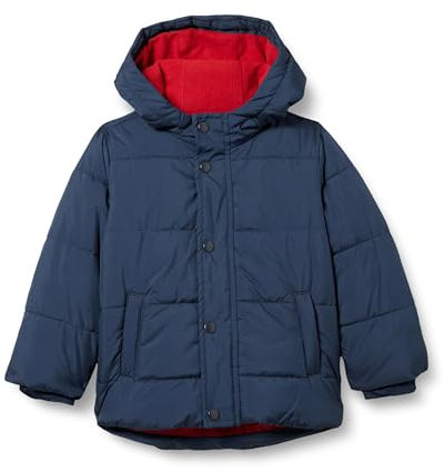 Amazon Essentials Doudoune Épaisse à Capuche Garçon, Bleu Marine, 11-12 Ans