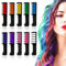 10 Farbe temporäre helle Haare Kreide Kamm Set - Geburtstagsgeschenke Halloween Kostüm Cosplay Party Favors für Mädchen Kinder Erwachsene