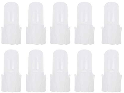 Nail Tips Shield Protector,Nail Polish Varnish Protector Holder,Transparent Nail Protector Clips,Manicure Finger Nail Art Tips Cover Shield 10Pcs/set