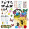 2er DIY Fee Laterne Kit für Kinder - Neuheit Kinder Weihnachtsbeleuchtung, niedliche hängende led Lichterketten, Bastelbedarf Kinder, Spielzeug Geschenk für Mädchen im Alter von 4-12